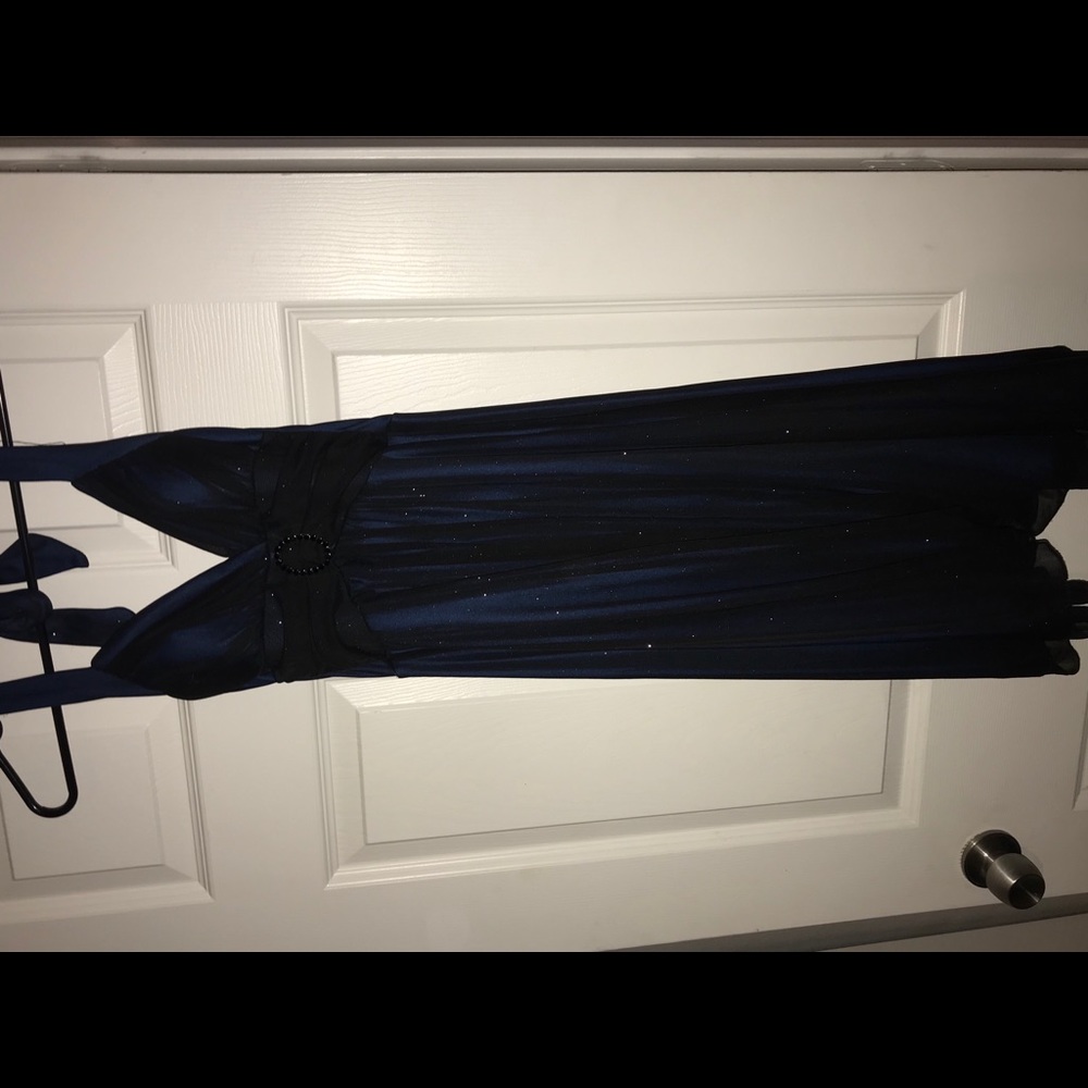 Dark blue sparkly dress